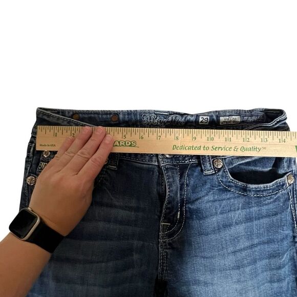 MissMe cross MP6224B Mid Rise Boot Size 29 Distressed ** missing a gem - Picture 14 of 16